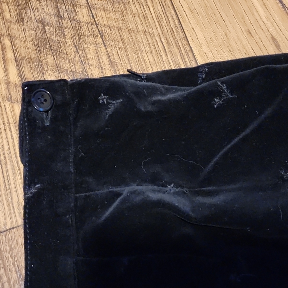 Talbots Velvet Embroidered Pants - Picture 5 of 10